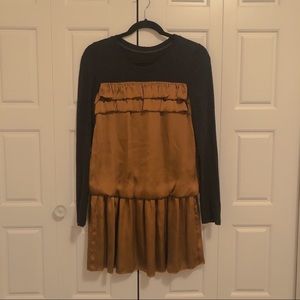 Two-tone T-shirt Dress